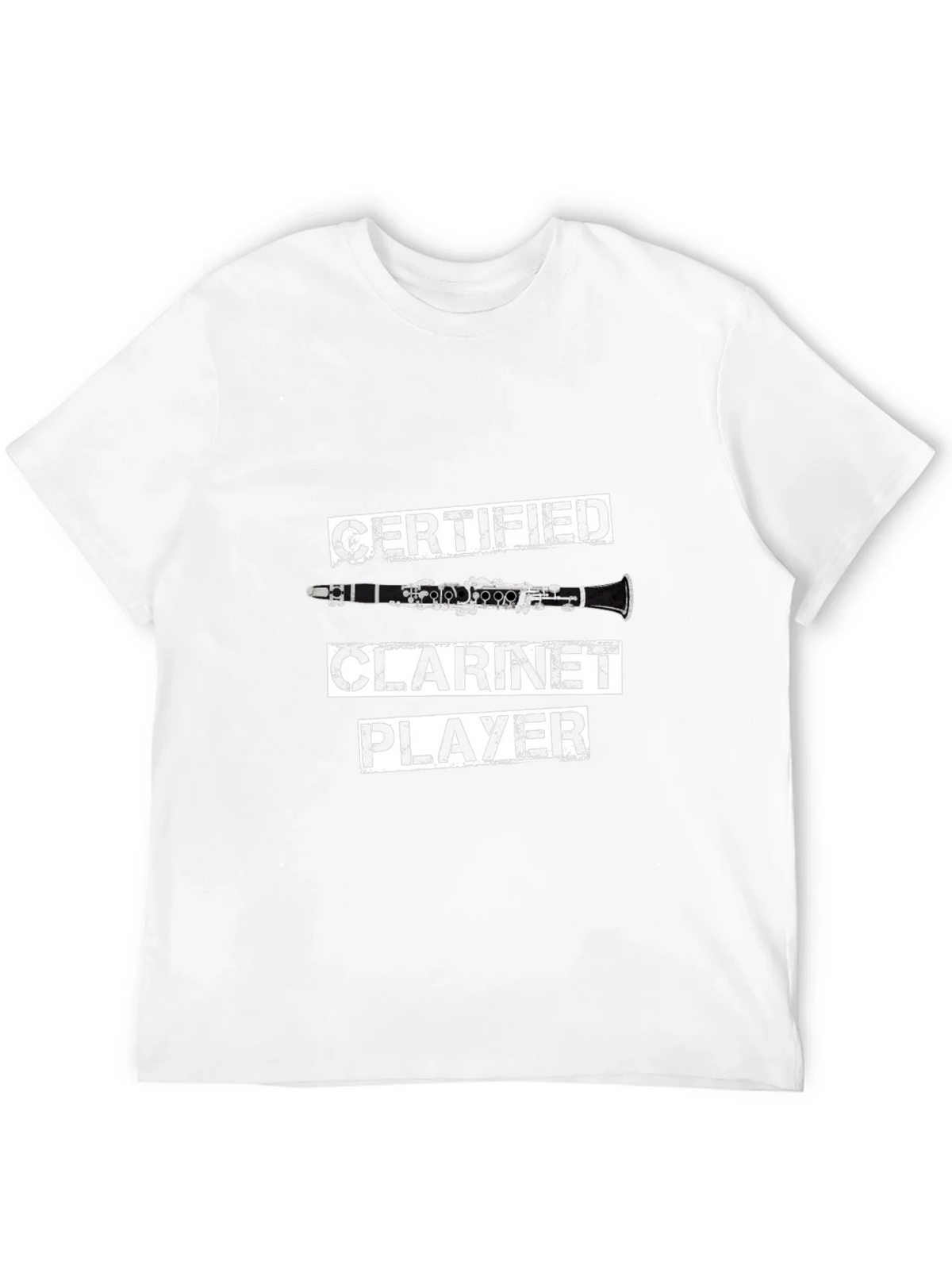 Certified Clarinet Player T-Shirt - Black product image 8