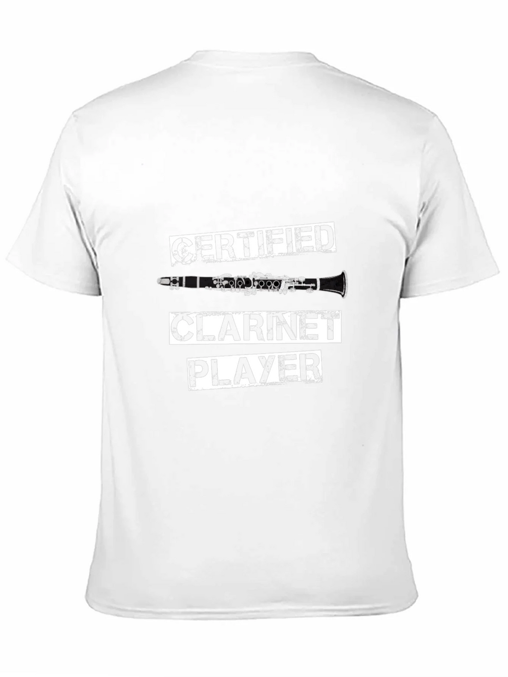 Certified Clarinet Player T-Shirt - Black product image 7