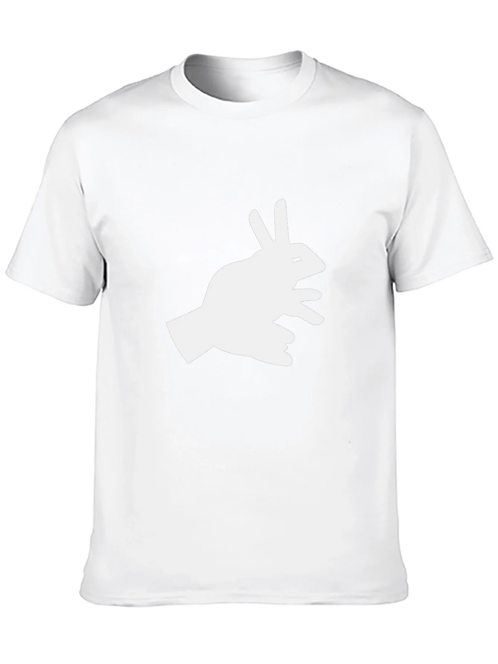 Shadow Rabbit Tee - Fun Hand Puppet T-Shirt product image 9