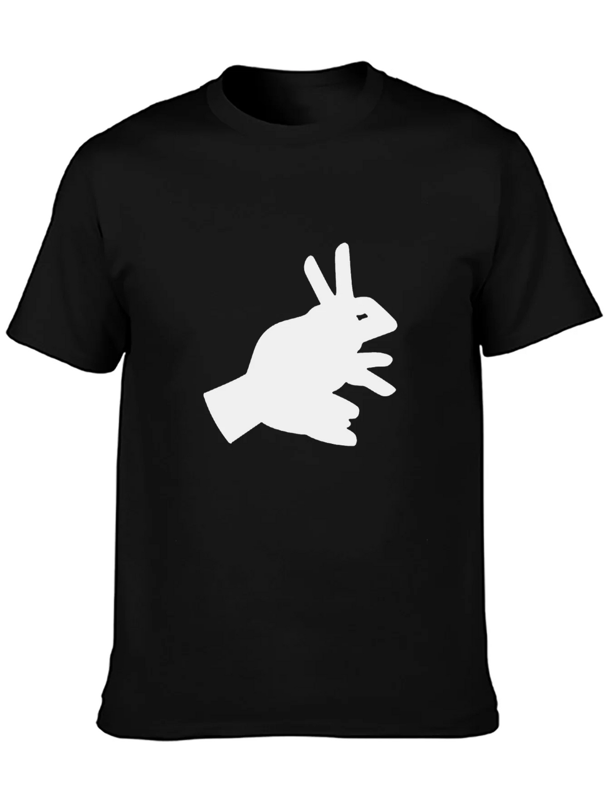 Shadow Rabbit Tee - Fun Hand Puppet T-Shirt product image 3