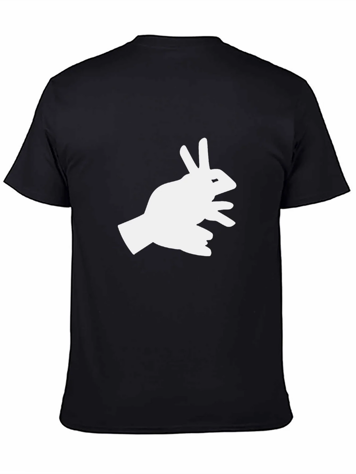 Shadow Rabbit Tee - Fun Hand Puppet T-Shirt product image 4