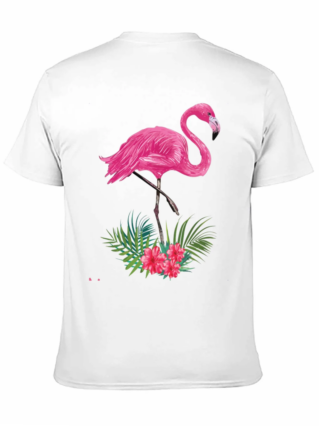 Tropical Flamingo Graphic Tee - Black product image 10