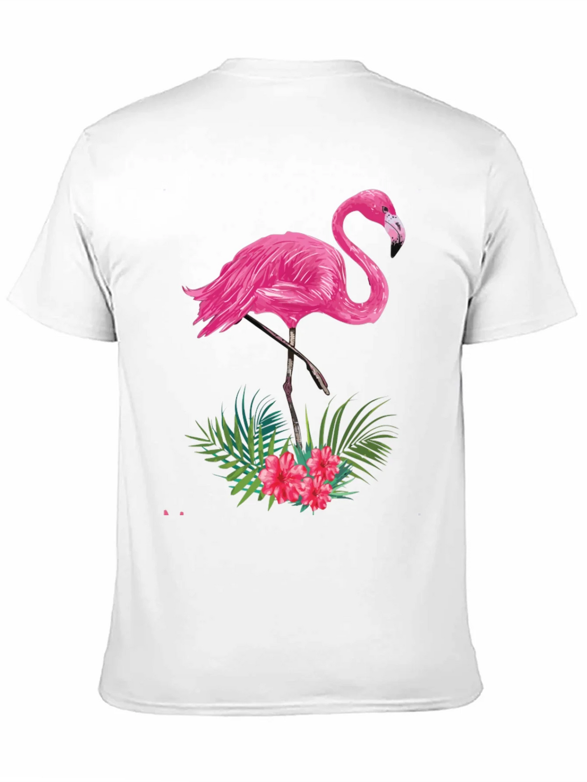 Tropical Flamingo Graphic Tee - Black product image 10