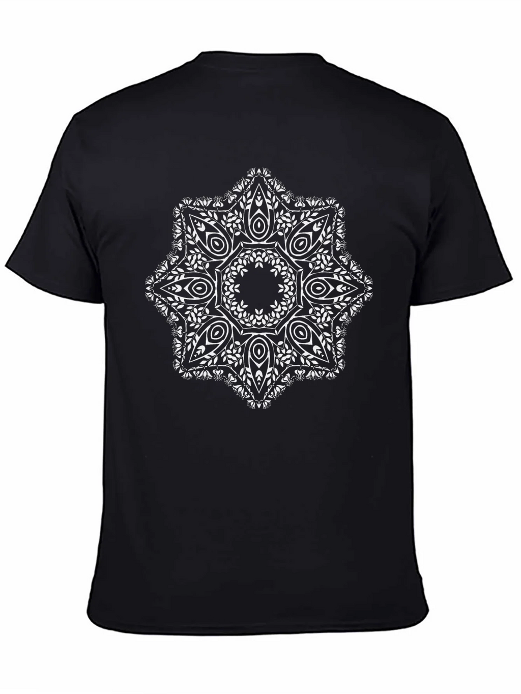 Black Tee with Mandala Design product image 4