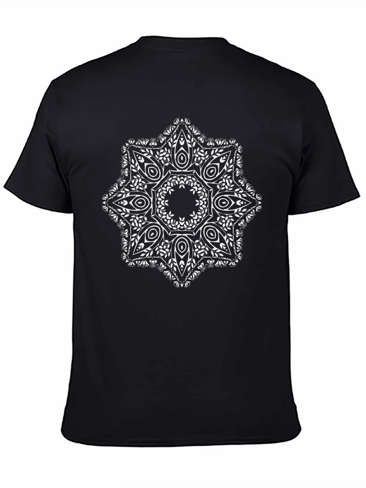 Black Tee with Mandala Design product image 4