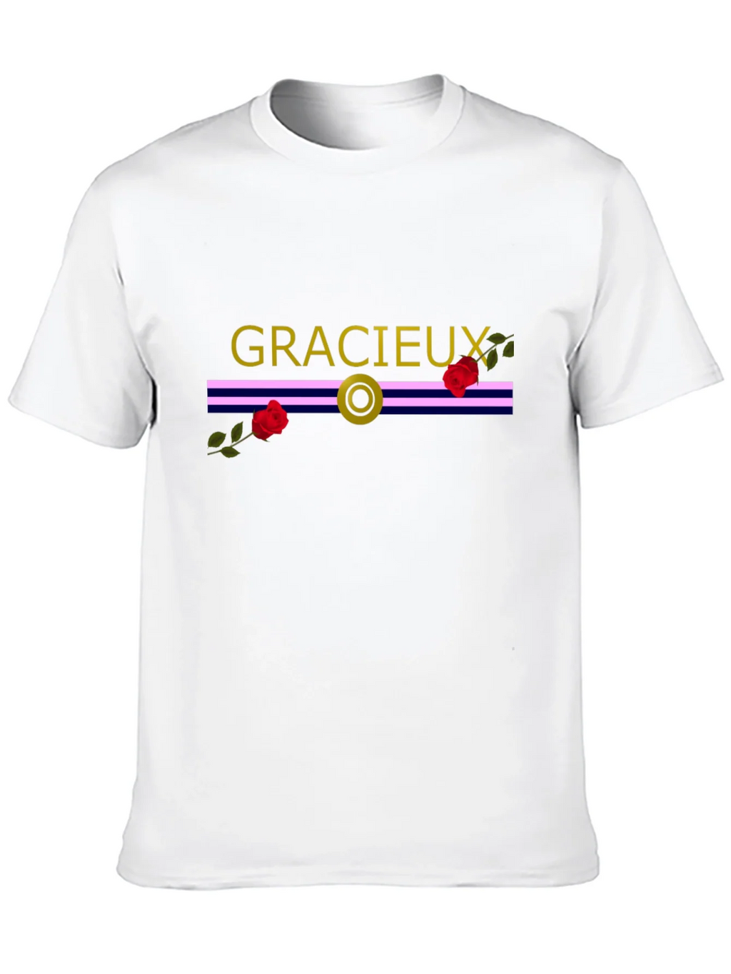 Gracieux Black Graphic Tee with Roses product image 9