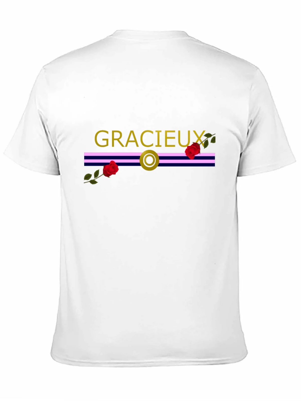 Gracieux Black Graphic Tee with Roses product image 10
