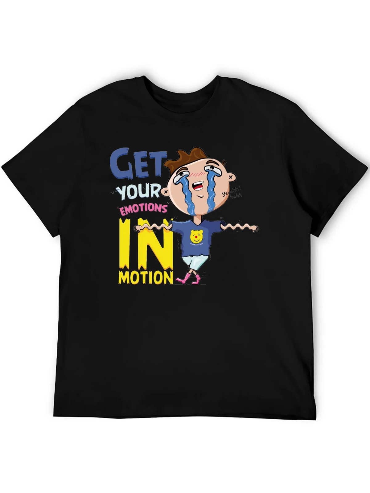 Emotional Cartoon Graphic T-Shirt product image 5