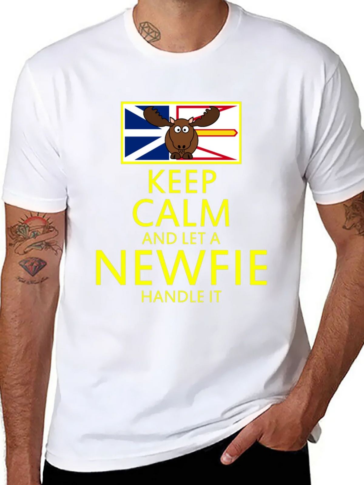 Keep Calm Newfie T-Shirt product image 7
