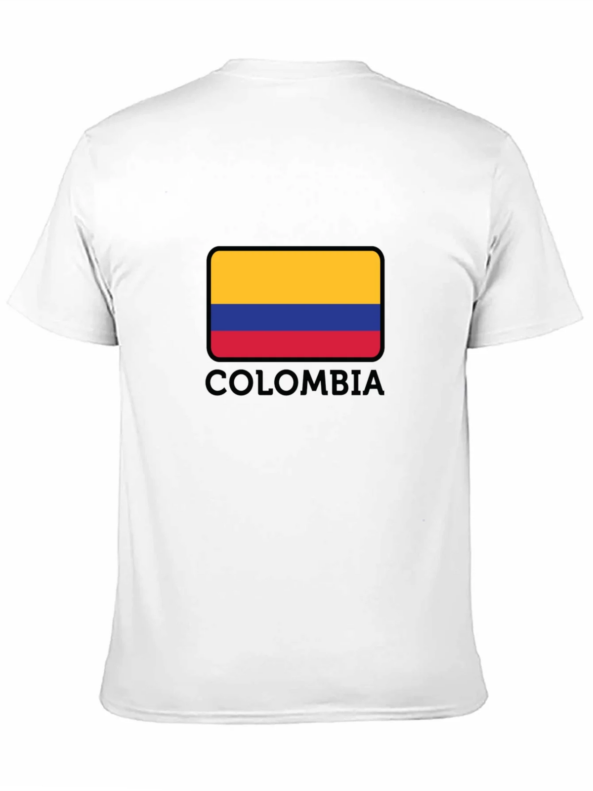 Colombia Flag Graphic Black T-Shirt product image 10
