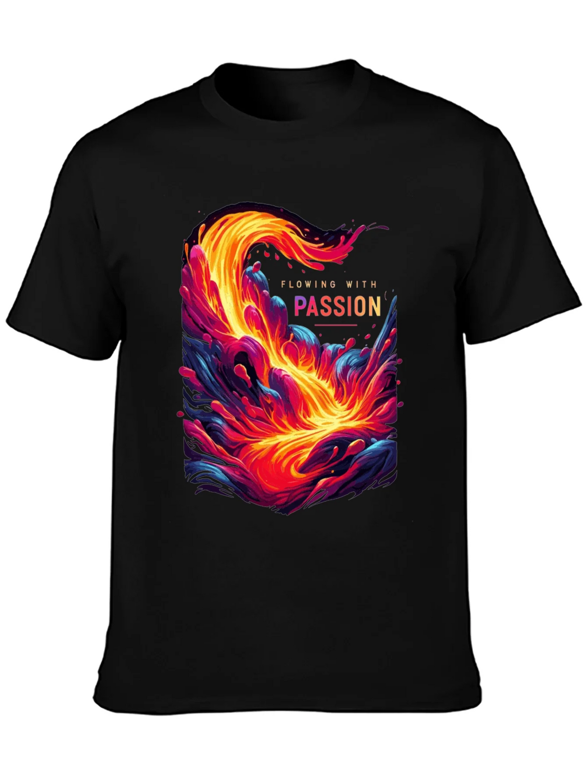 Flowing with Passion Graphic T-Shirt product image 3