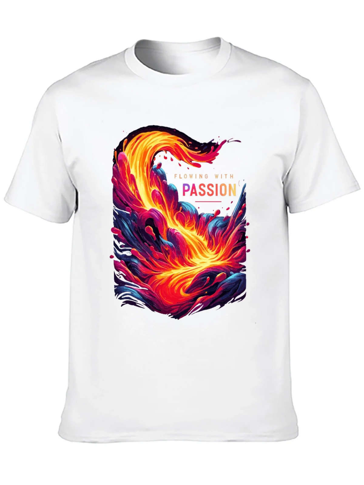 Flowing with Passion Graphic T-Shirt product image 9