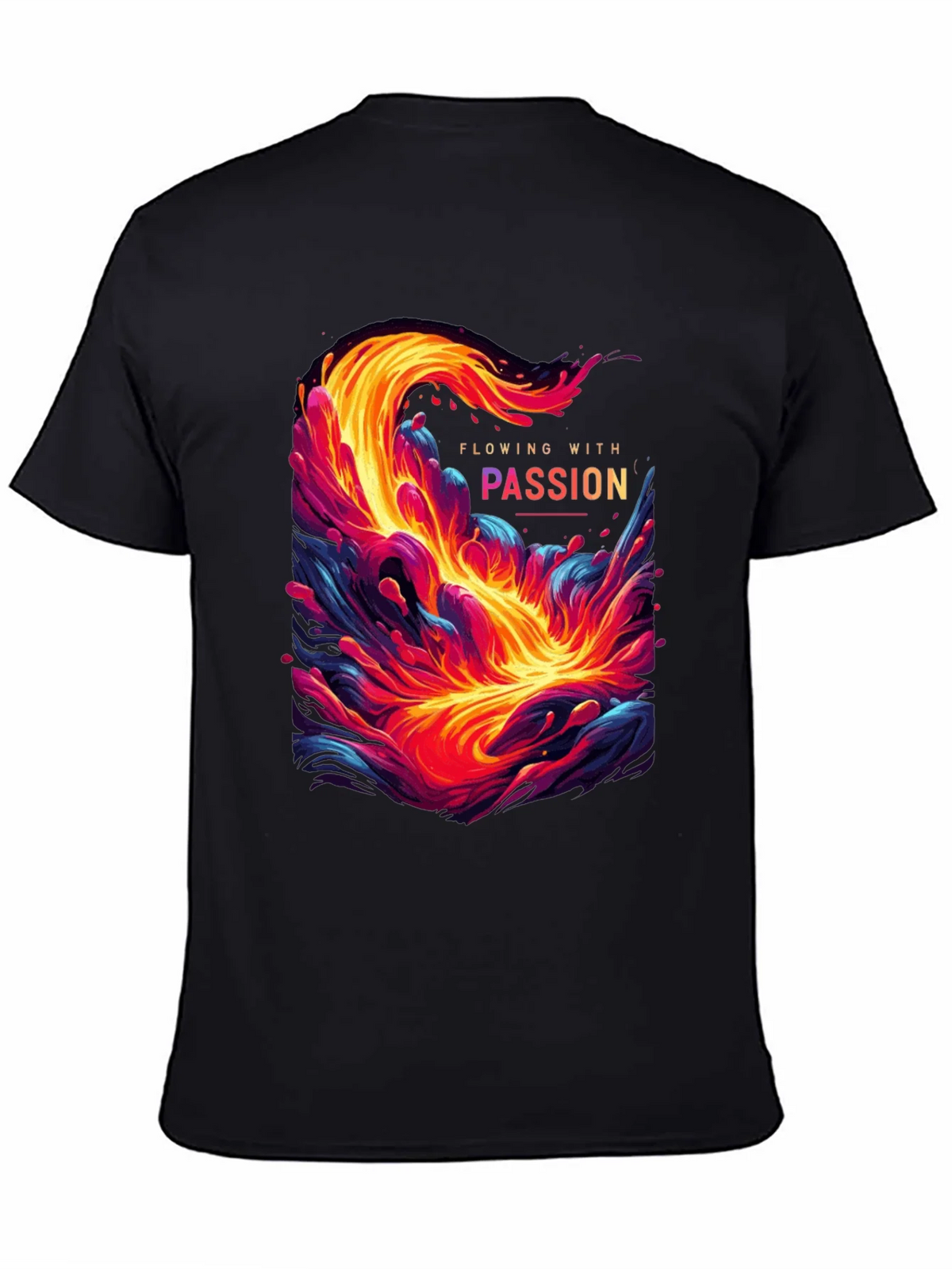 Flowing with Passion Graphic T-Shirt product image 4