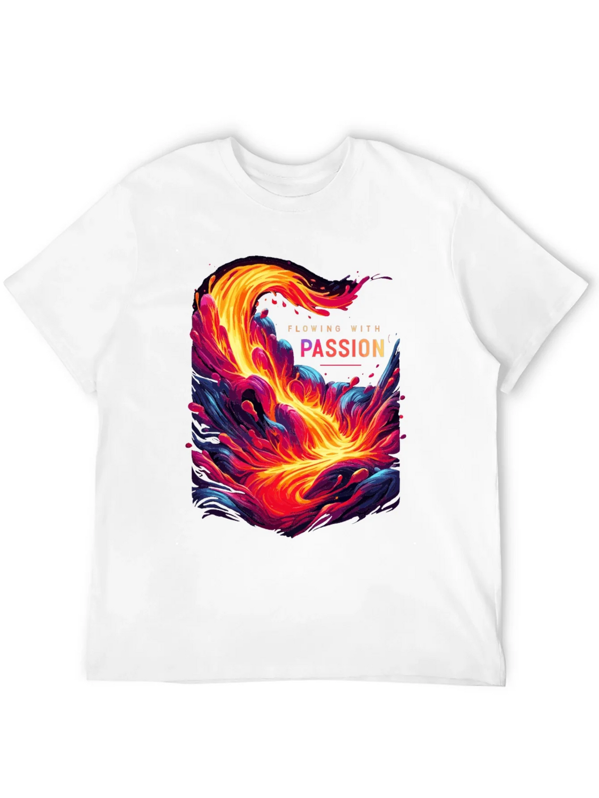 Flowing with Passion Graphic T-Shirt product image 11