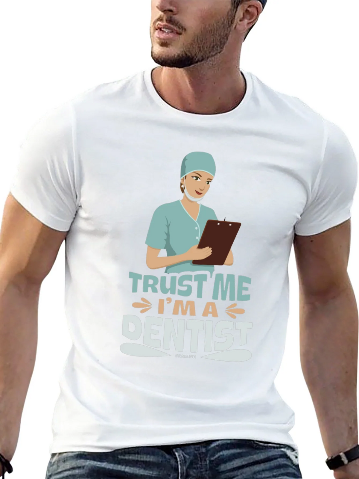 Trust Me Im a Dentist Black T-Shirt product image 12