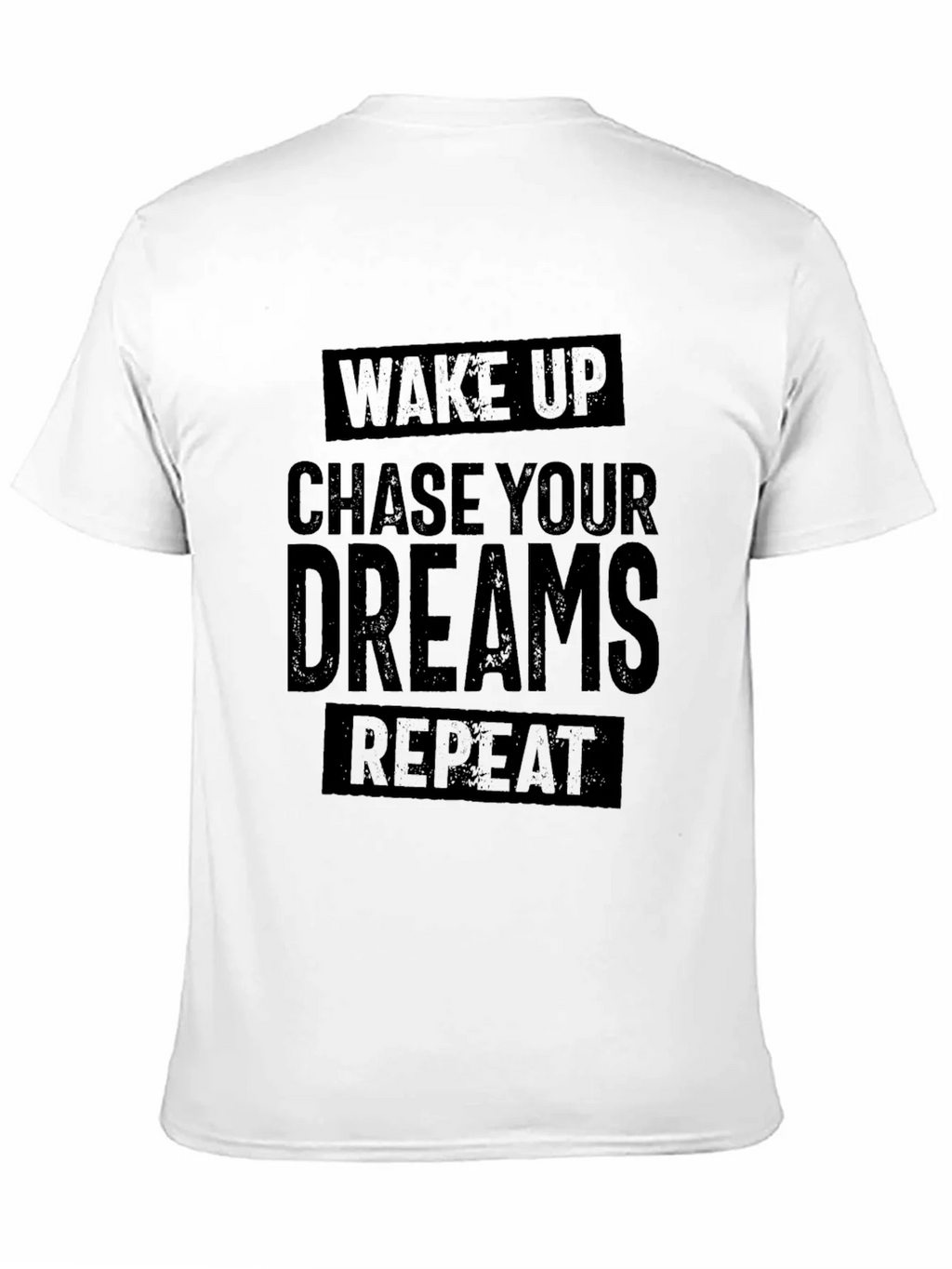 Wake Up Chase Your Dreams Repeat - Black T-Shirt product image 10
