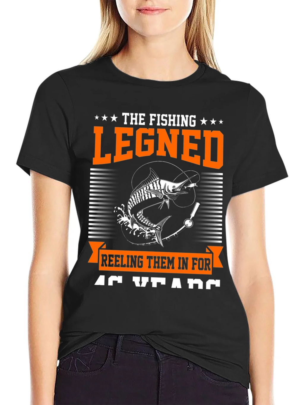 Fishing Legend Graphic T-Shirt product image 2