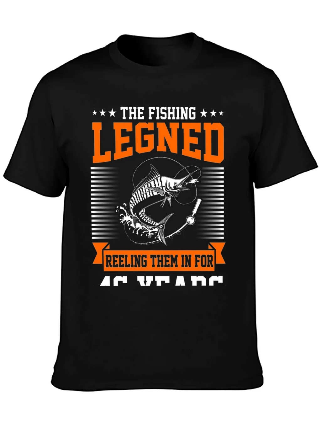 Fishing Legend Graphic T-Shirt product image 3