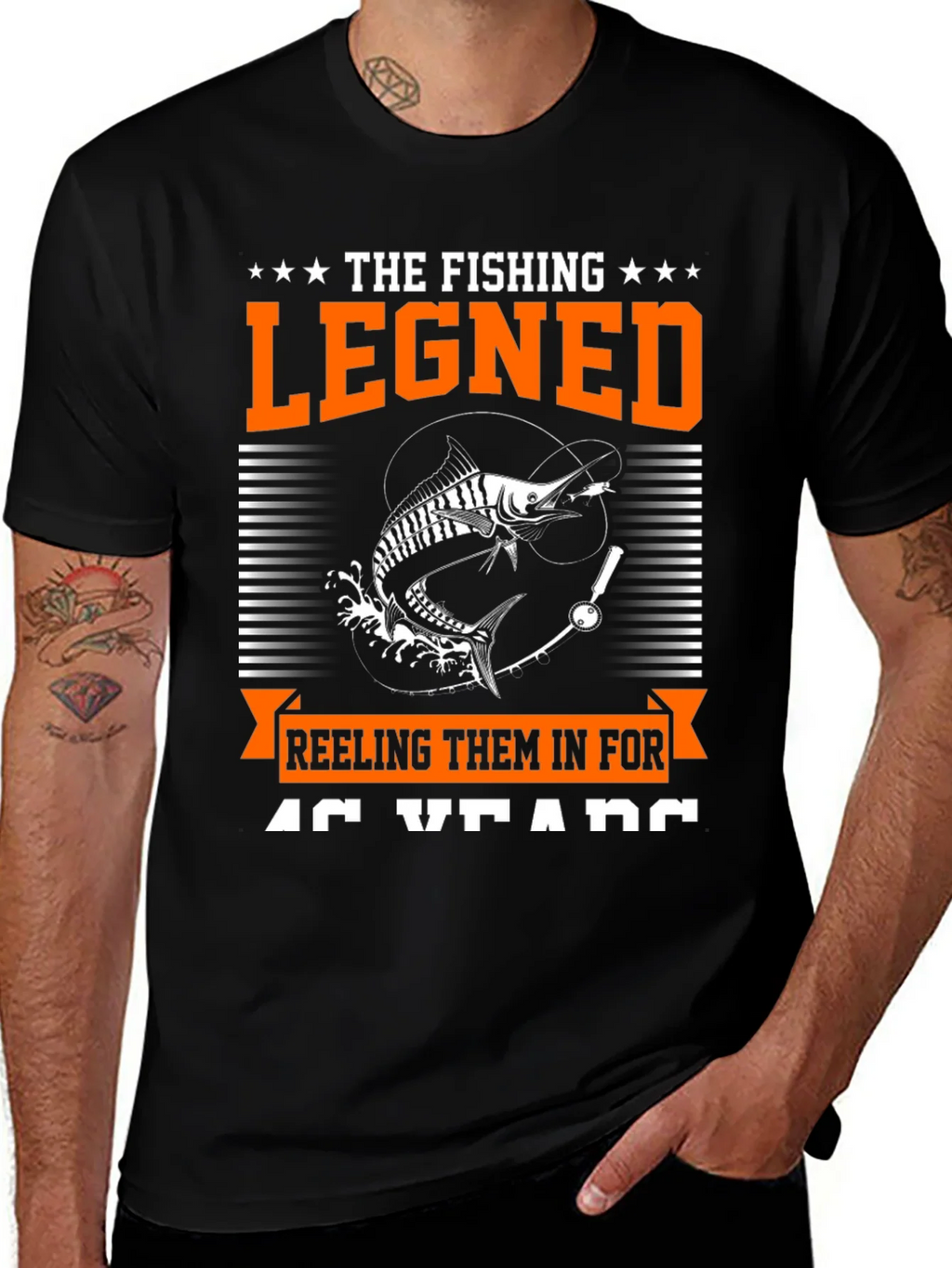 Fishing Legend Graphic T-Shirt product image 1