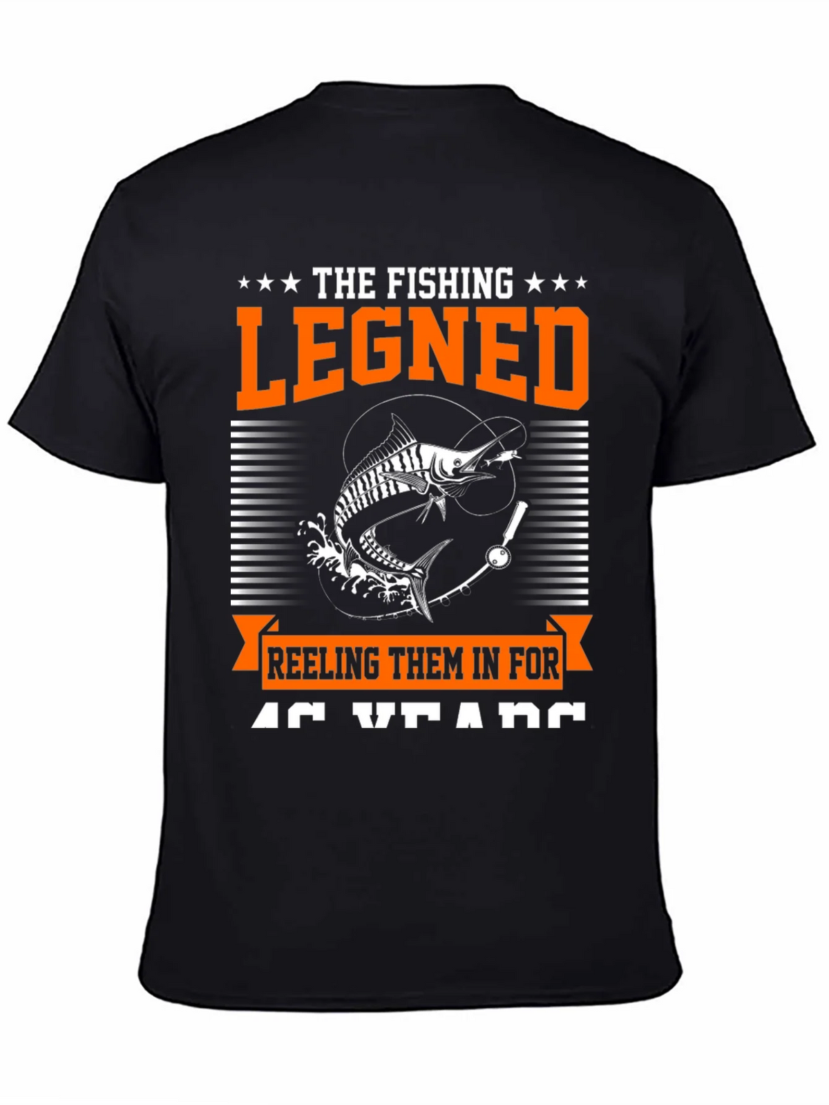 Fishing Legend Graphic T-Shirt product image 4