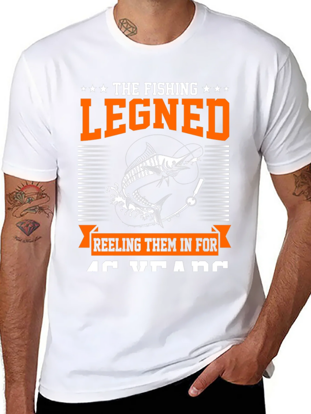 Fishing Legend Graphic T-Shirt product image 7