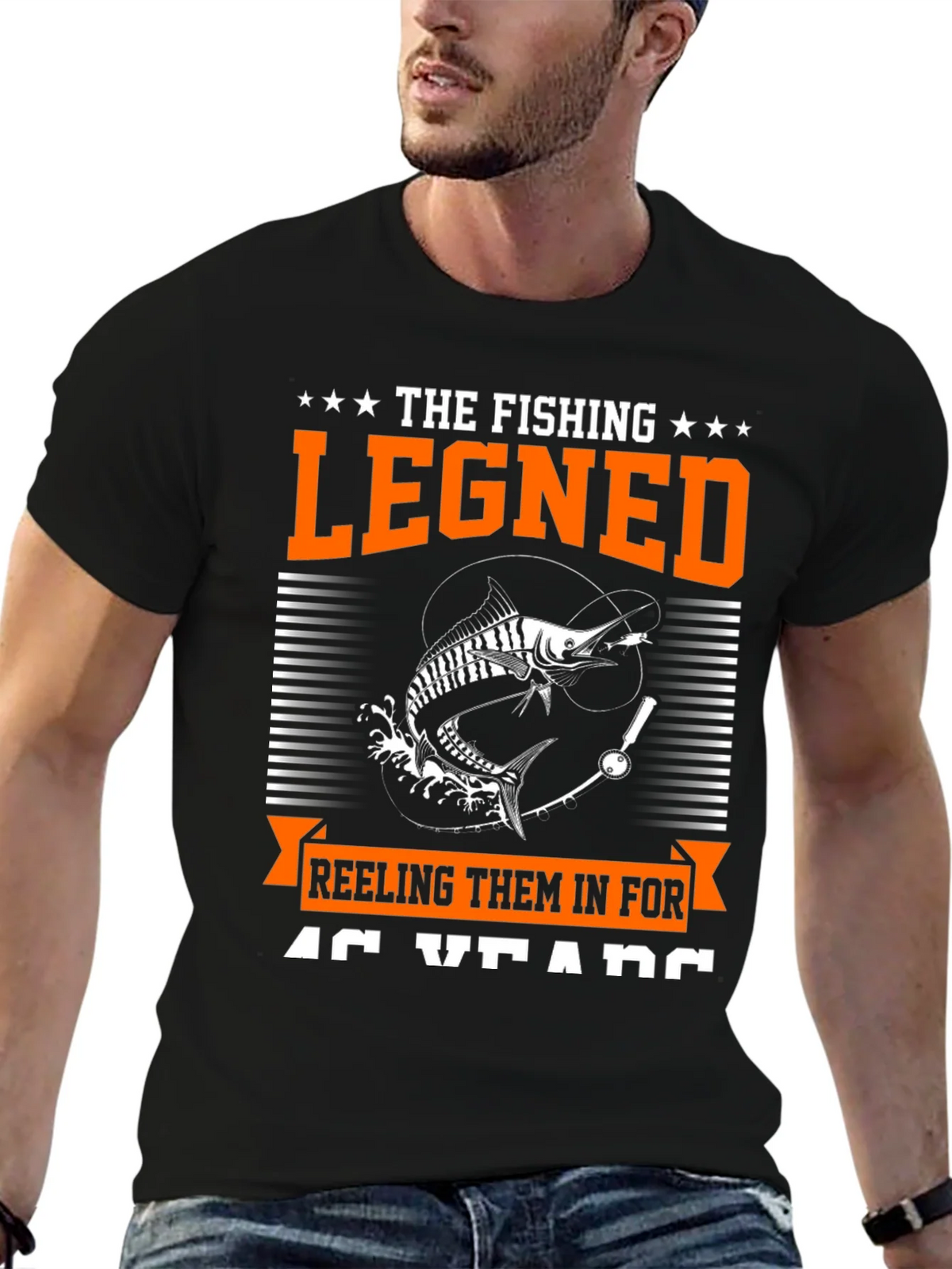 Fishing Legend Graphic T-Shirt product image 6