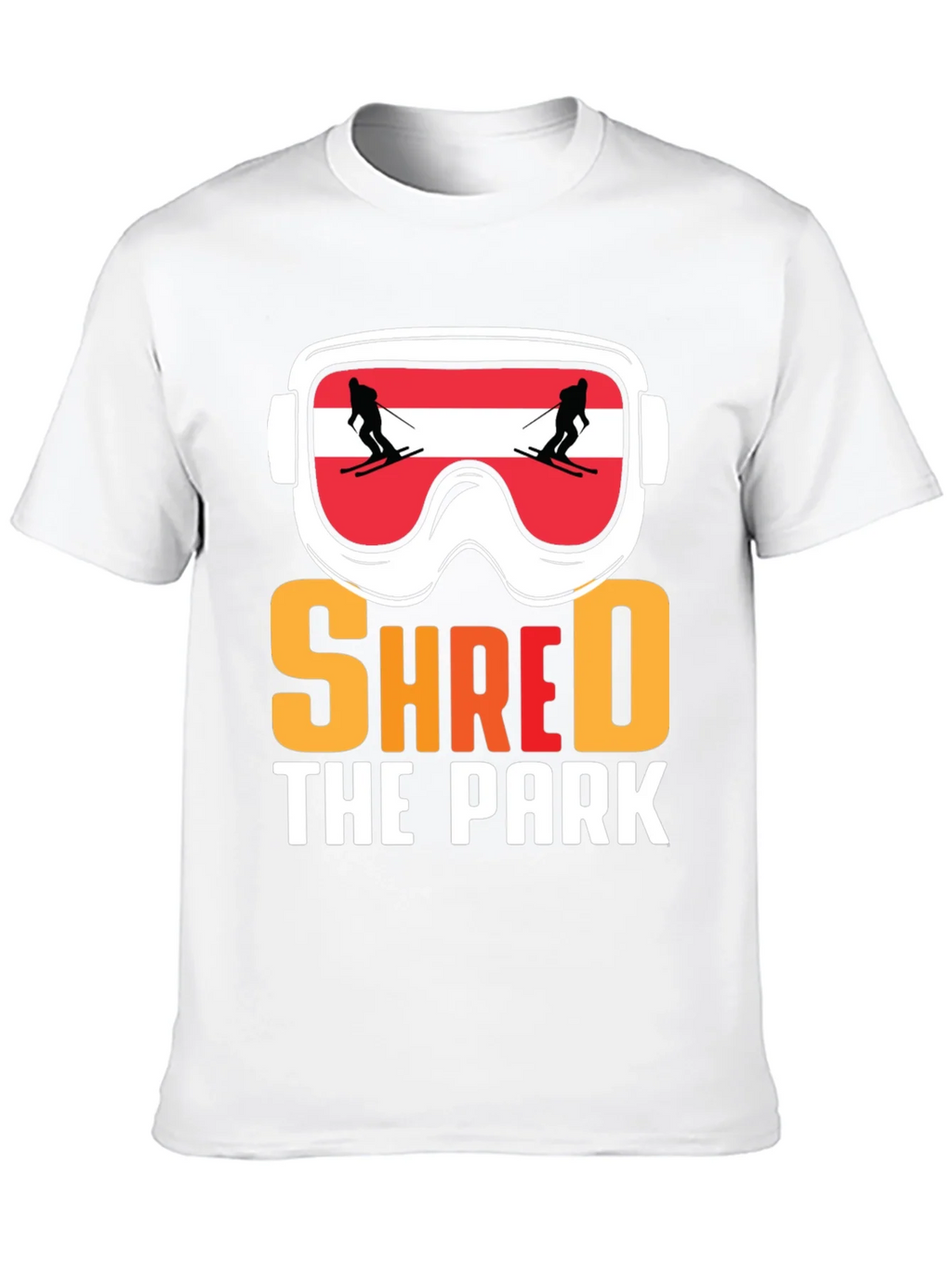 Shred The Park Ski Goggles T-Shirt product image 9