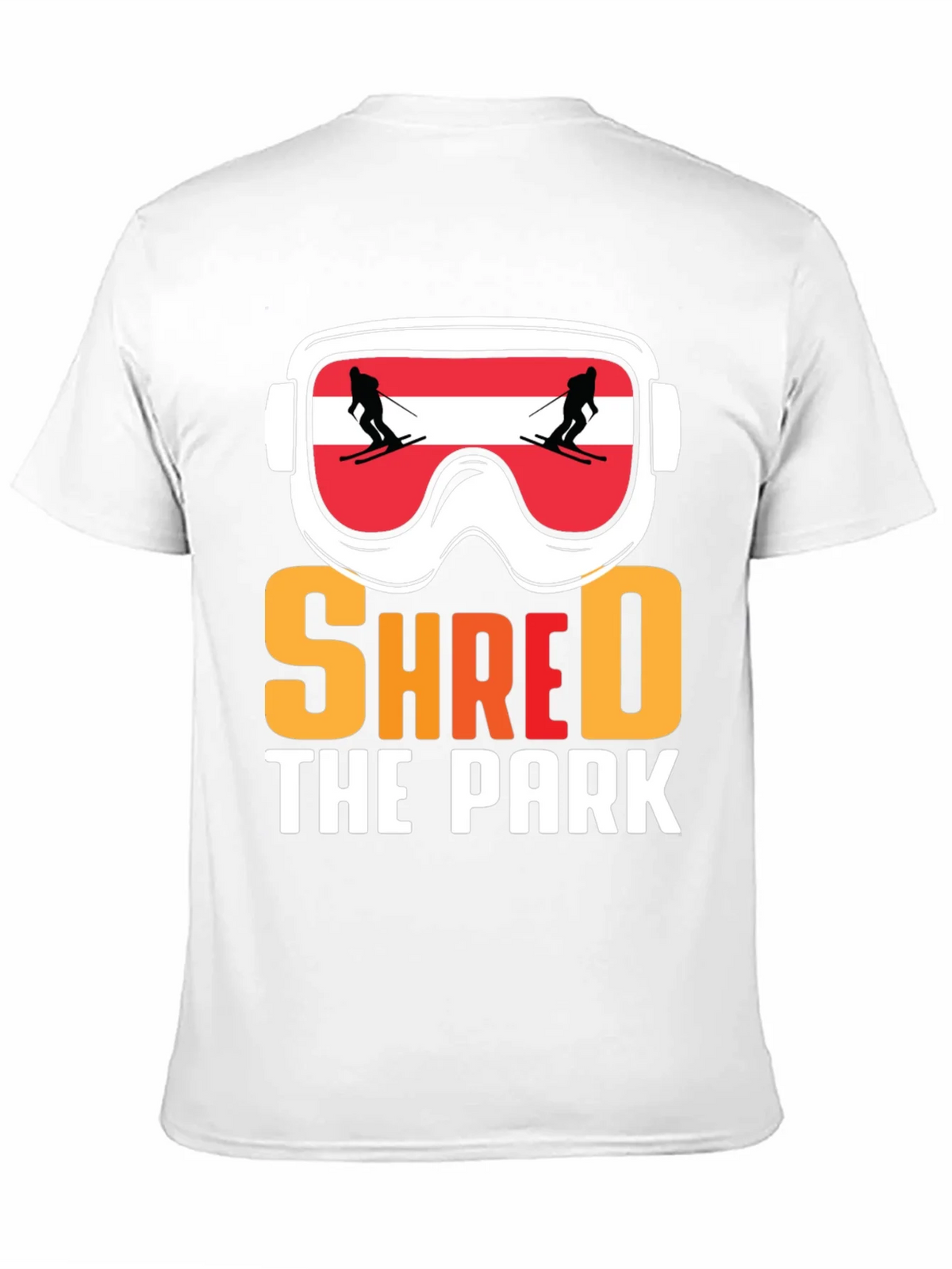 Shred The Park Ski Goggles T-Shirt product image 10