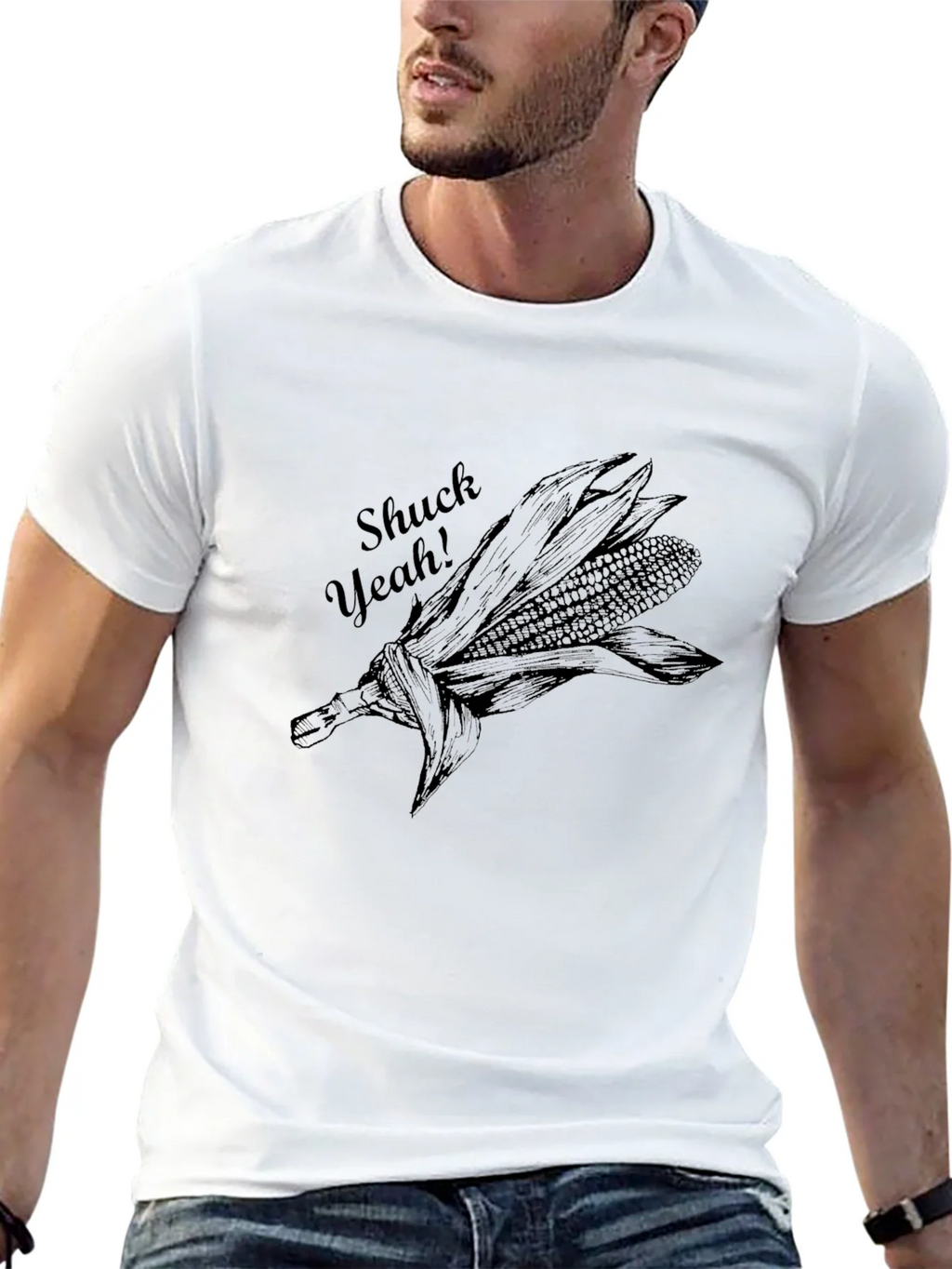 Shuck Yeah! Corn Graphic Black Tee product image 12
