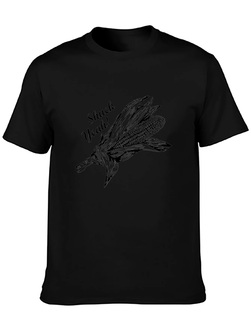 Shuck Yeah! Corn Graphic Black Tee product image 3