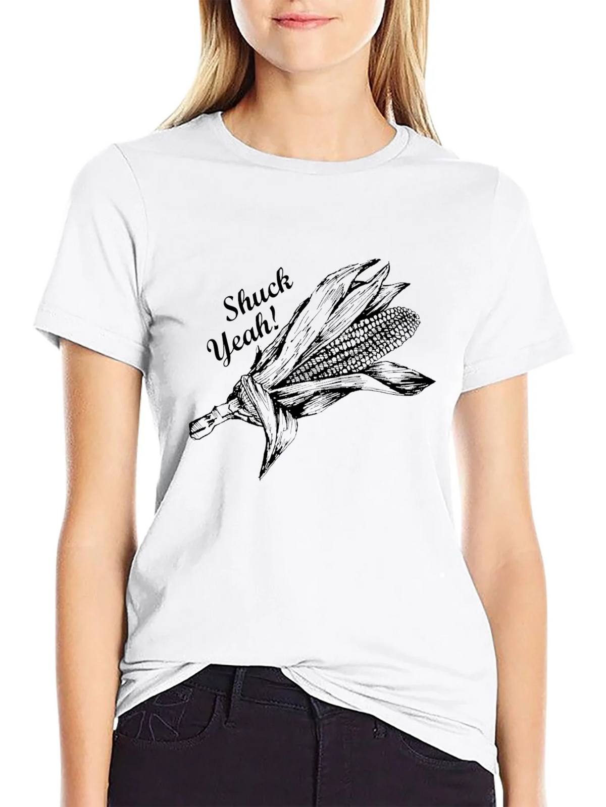 Shuck Yeah! Corn Graphic Black Tee product image 8