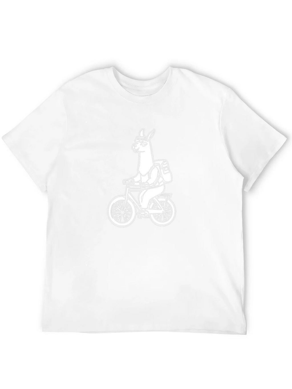 Llama Biker T-Shirt - Black Cotton Tee product image 11