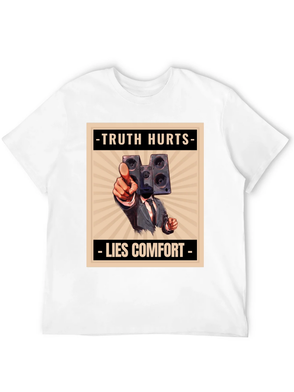 Truth Hurts Mens Graphic Tee - Speaker Head product image 11