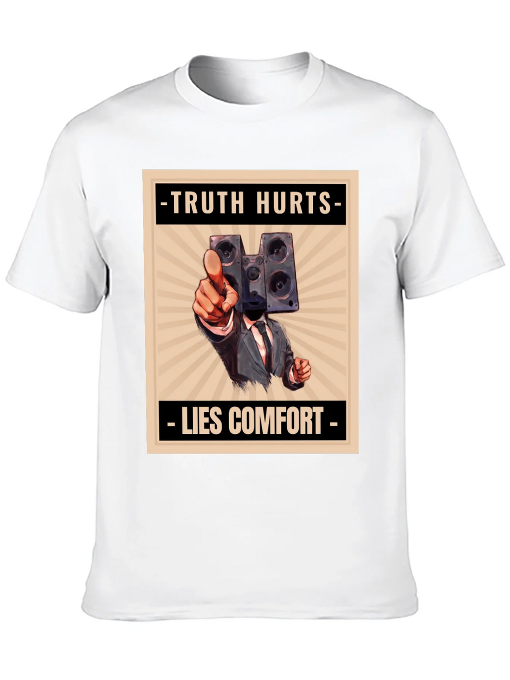 Truth Hurts Mens Graphic Tee - Speaker Head product image 9