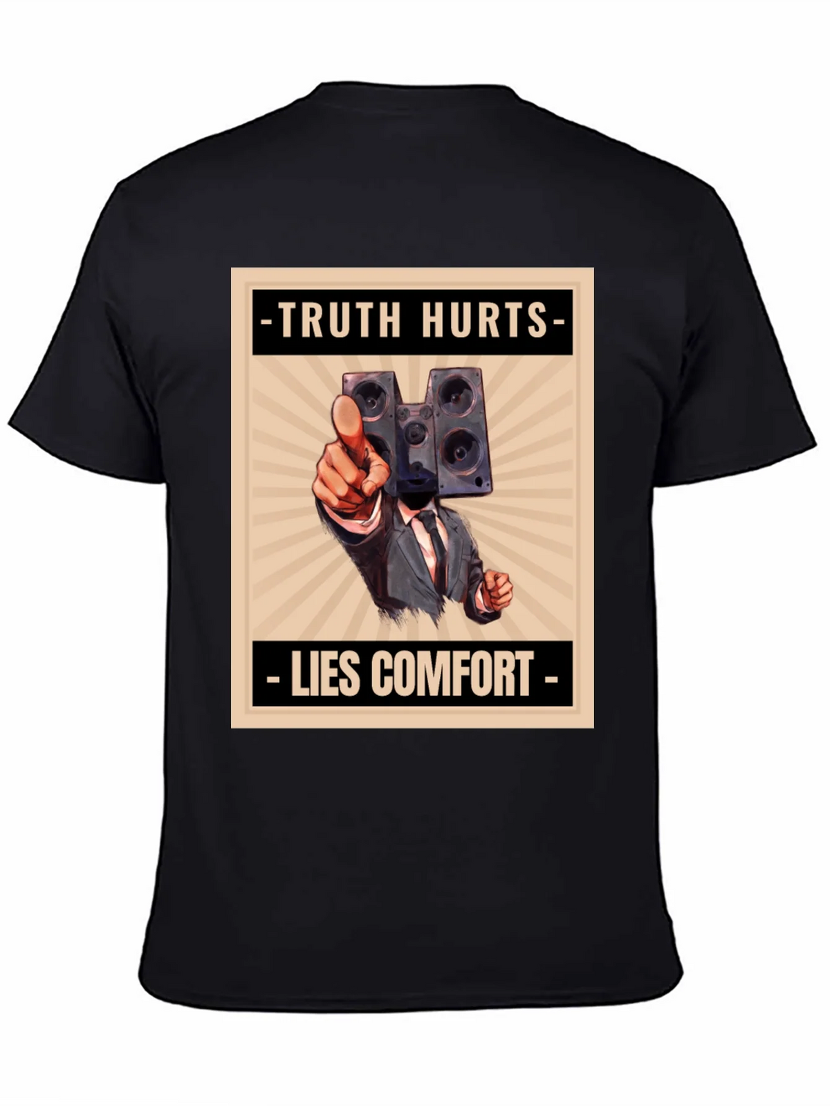 Truth Hurts Mens Graphic Tee - Speaker Head product image 4