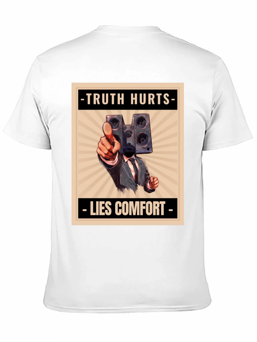 Truth Hurts Mens Graphic Tee - Speaker Head product image 10