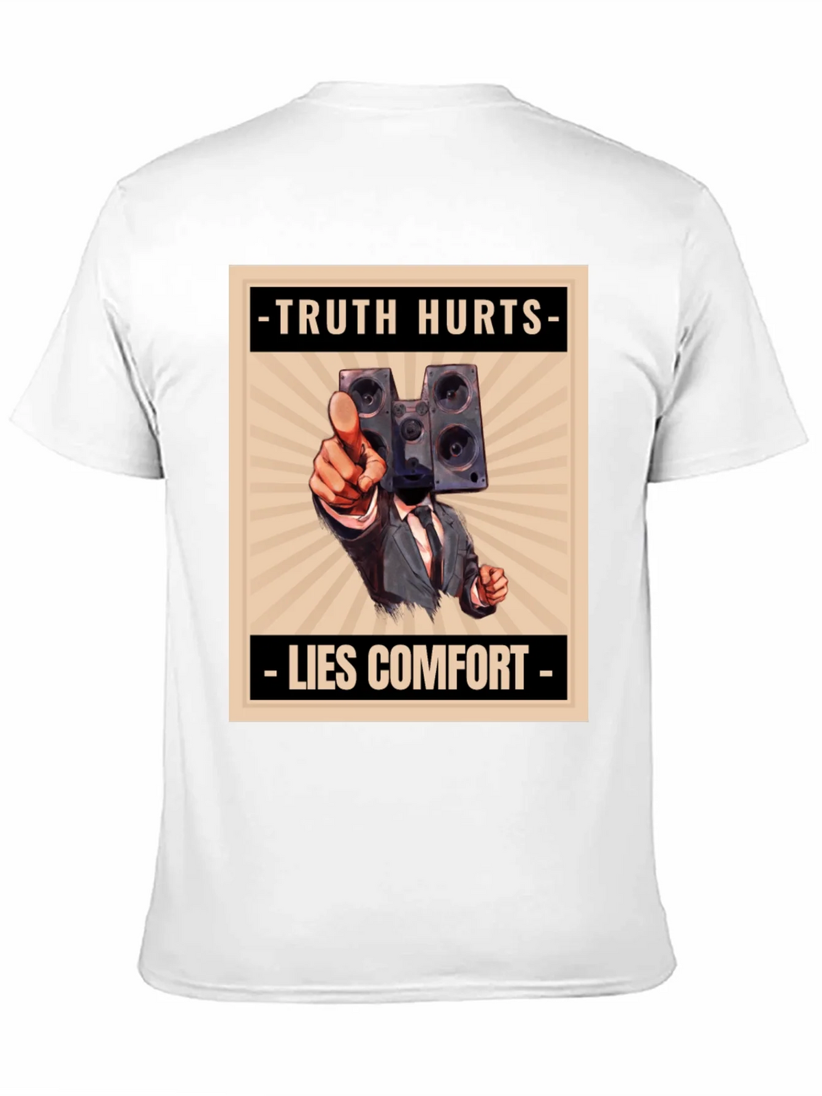 Truth Hurts Mens Graphic Tee - Speaker Head product image 10