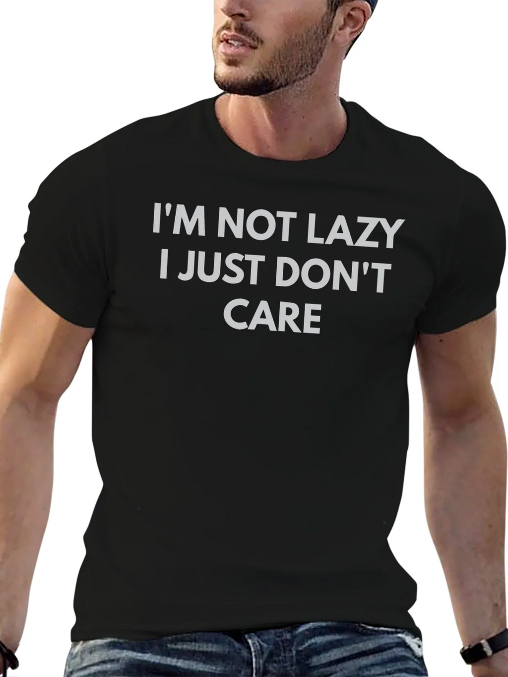 Im Not Lazy I Just Dont Care Graphic T-Shirt product image 6