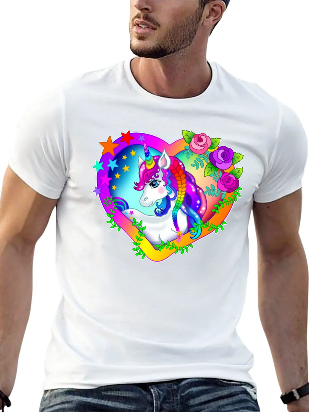 Unicorn Heart Graphic T-Shirt product image 12