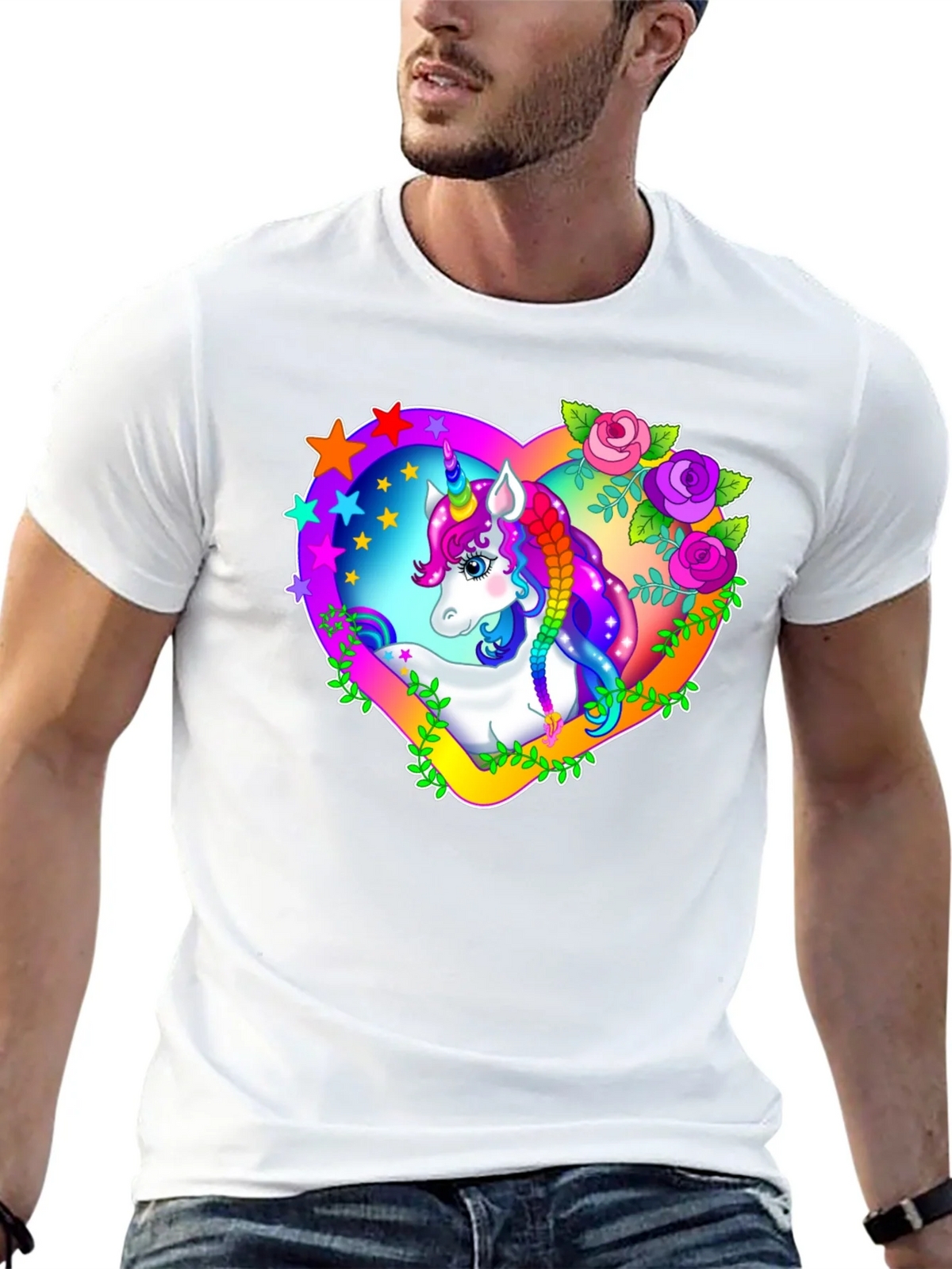 Unicorn Heart Graphic T-Shirt product image 12
