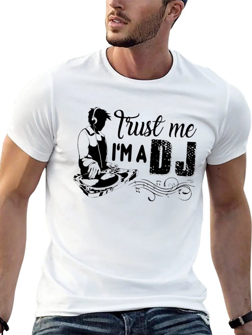 Trust Me Im A DJ T-Shirt - Black product image 12