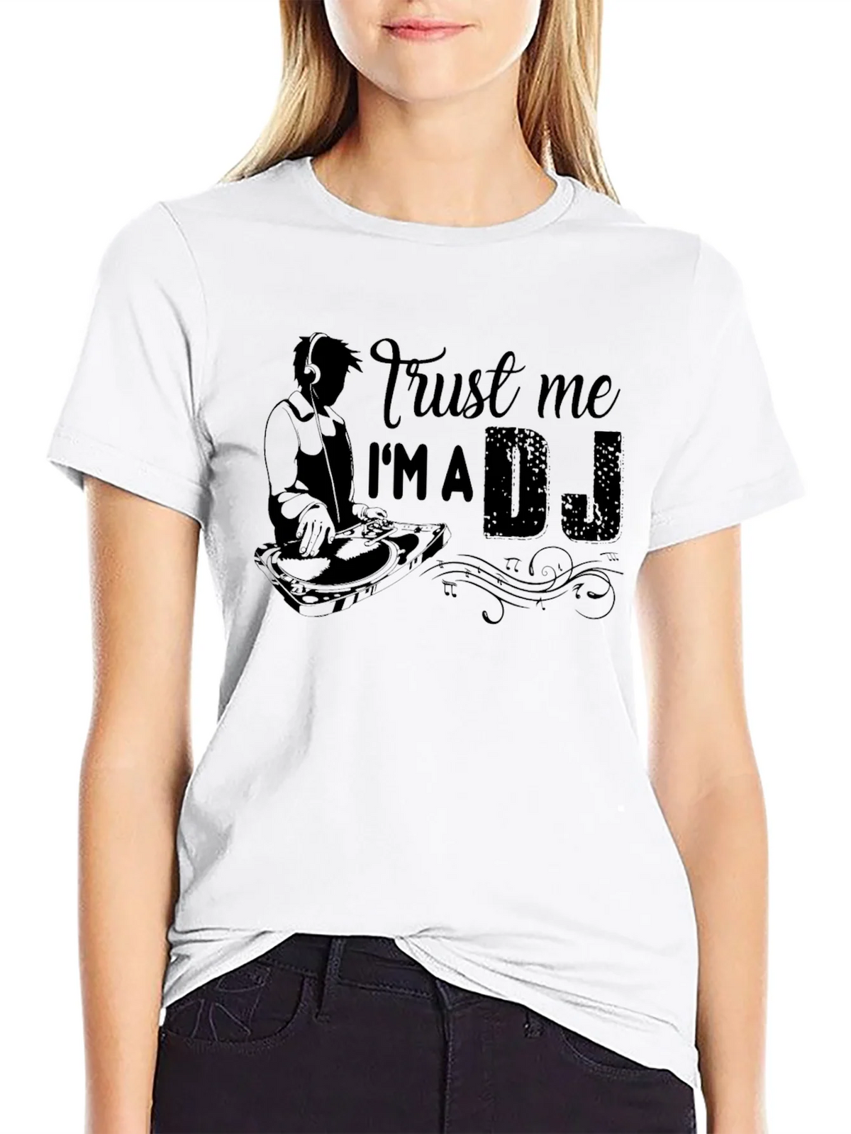 Trust Me Im A DJ T-Shirt - Black product image 8