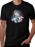Skeleton Violinist Graphic Tee - Black product image 1