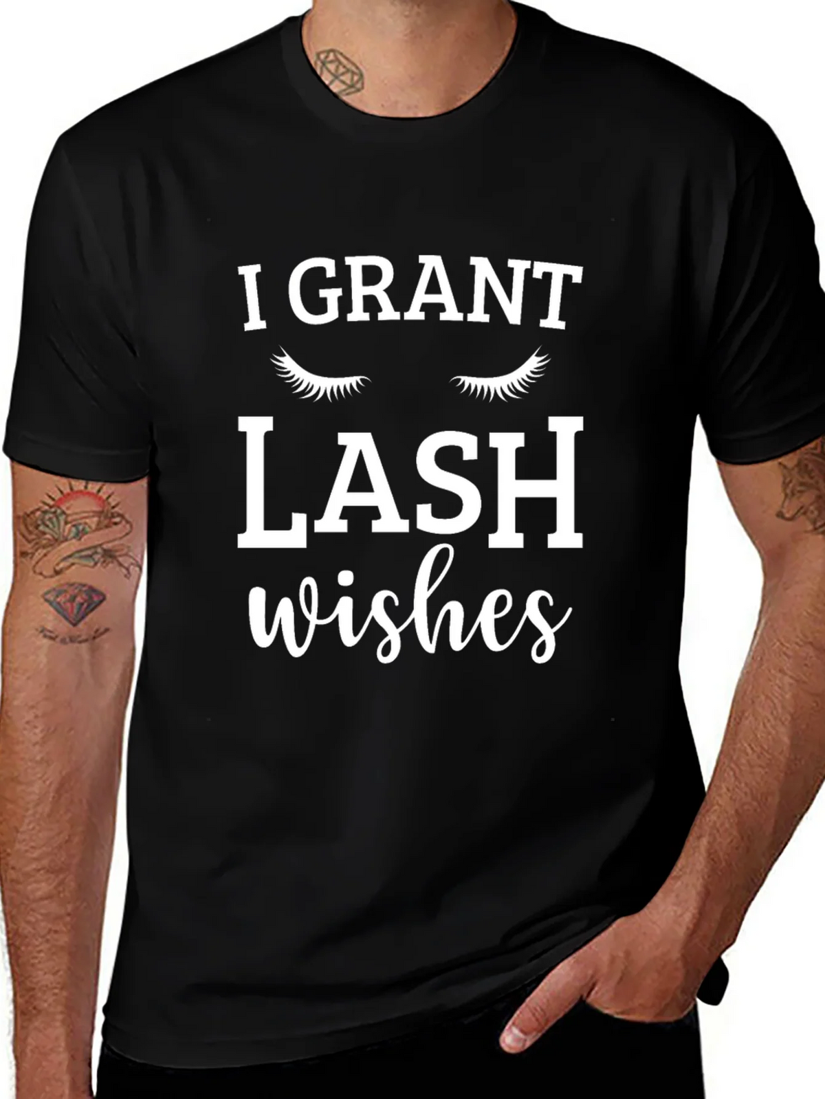 I Grant Lash Wishes Graphic Tee product image 1