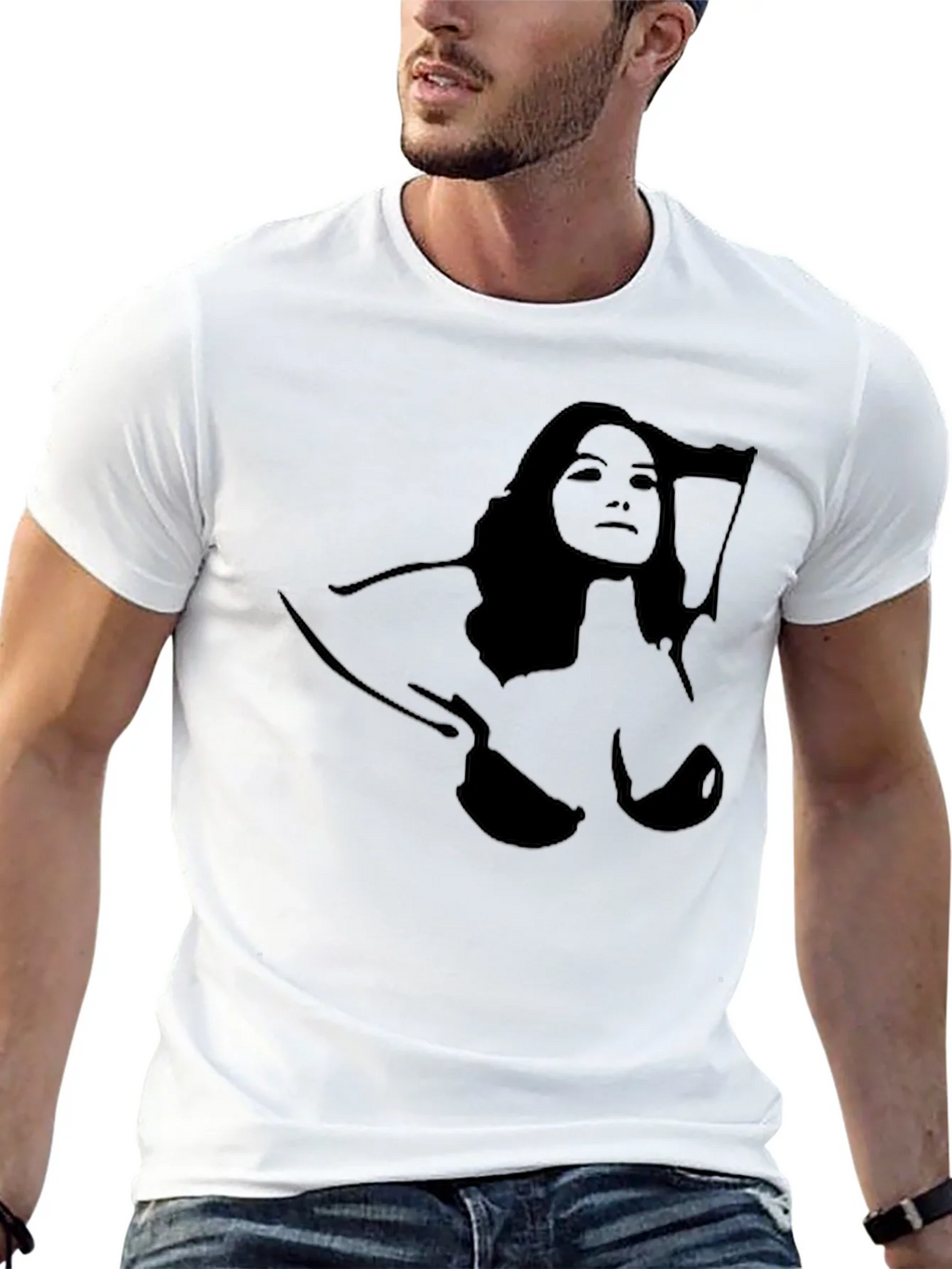 Silhouette Graphic Tee - Black T-Shirt product image 12