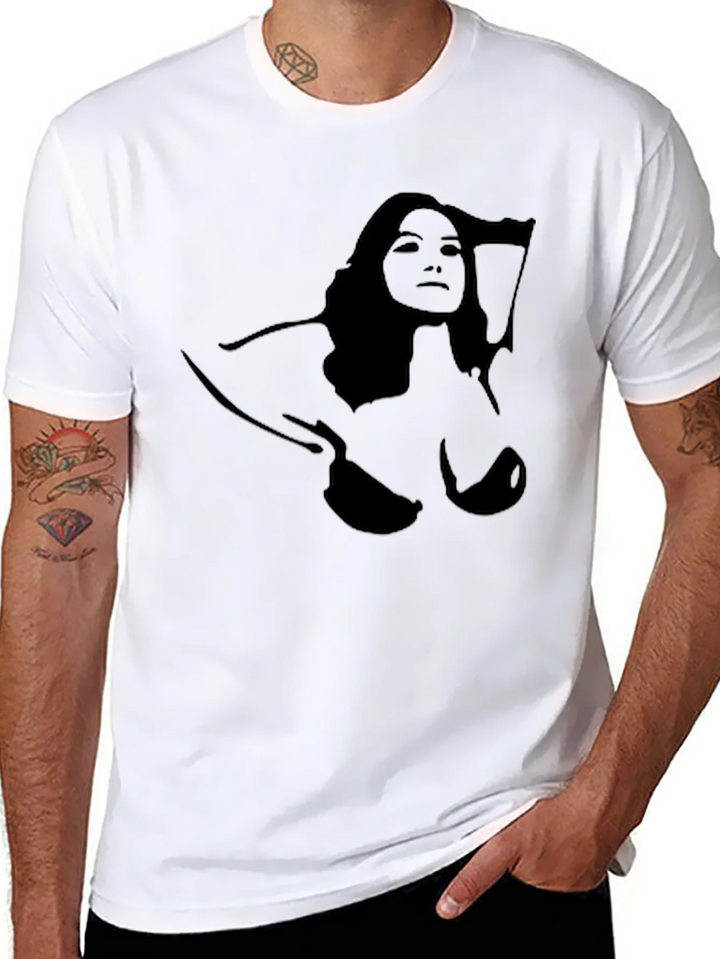 Silhouette Graphic Tee - Black T-Shirt product image 7