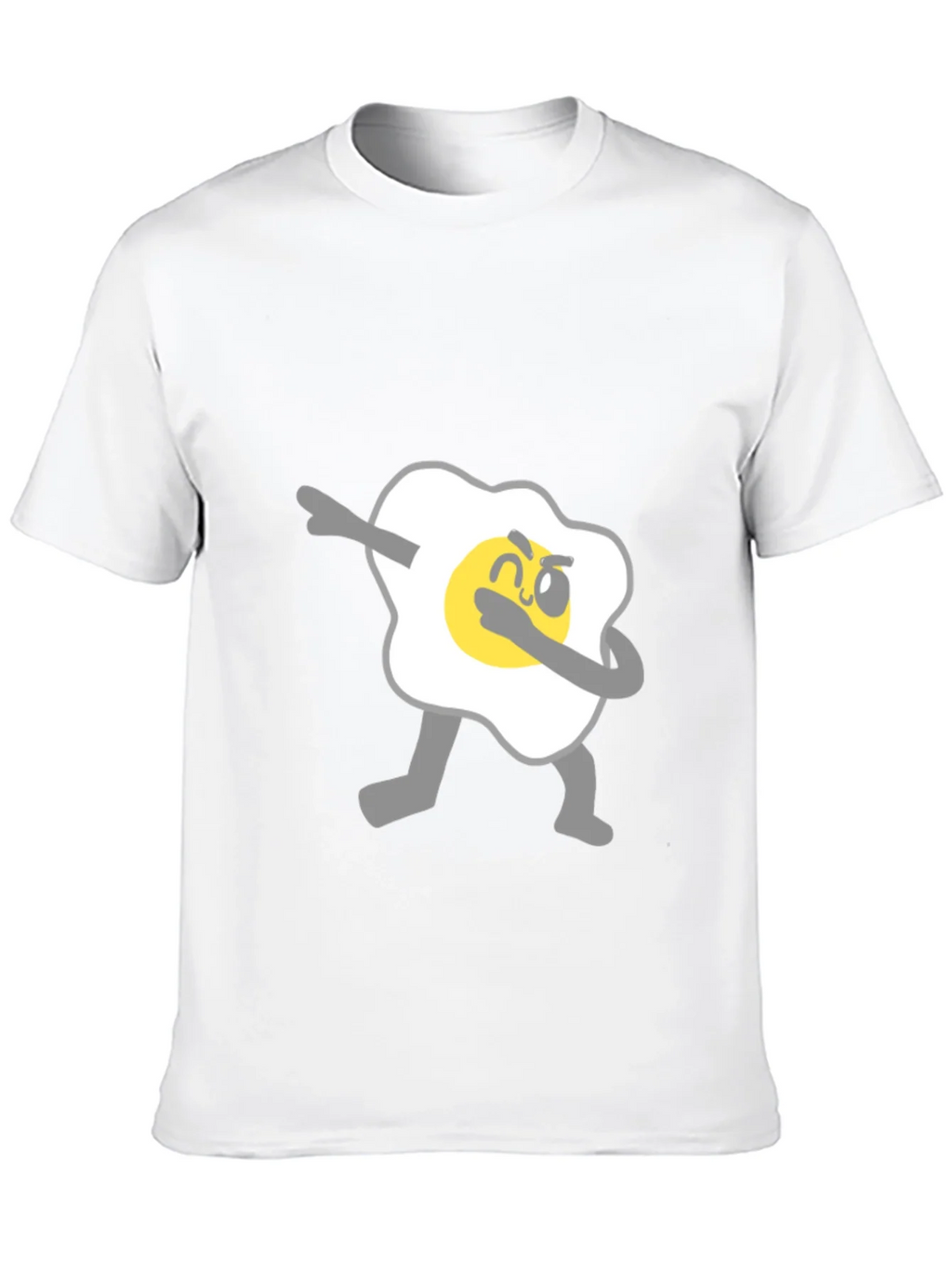 Dabbing Egg Graphic Tee - Cool & Casual Black T-Shirt product image 9