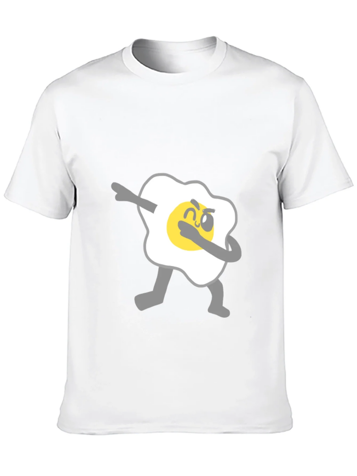 Dabbing Egg Graphic Tee - Cool & Casual Black T-Shirt product image 9