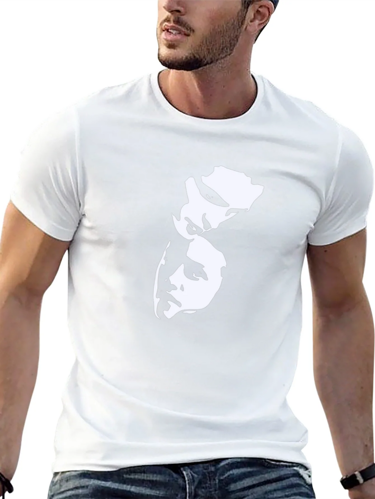 Black Graphic Tee - Dual Face Design product image 12