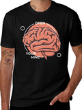 Open Your Mind Brain Graphic T-Shirt product image 1